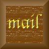 mail button for The Risen Cross background set