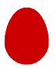 red egg image 2 for Greek Easter Eggs Christian background set