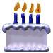 3D birthday cake tube 2