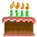 3D birthday cake tube 1