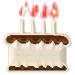 white chocolate birthday cake tube