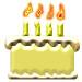 3D birthday cake tube 10