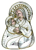 madonna and child diamond tube